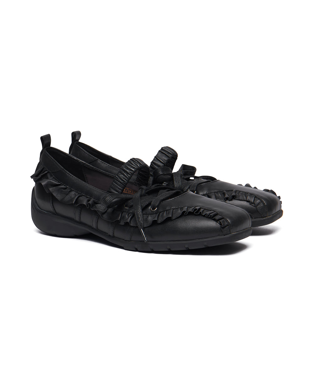 Bliss Ruffle Sneakers Black – Rockfish-Weatherwear.co.uk