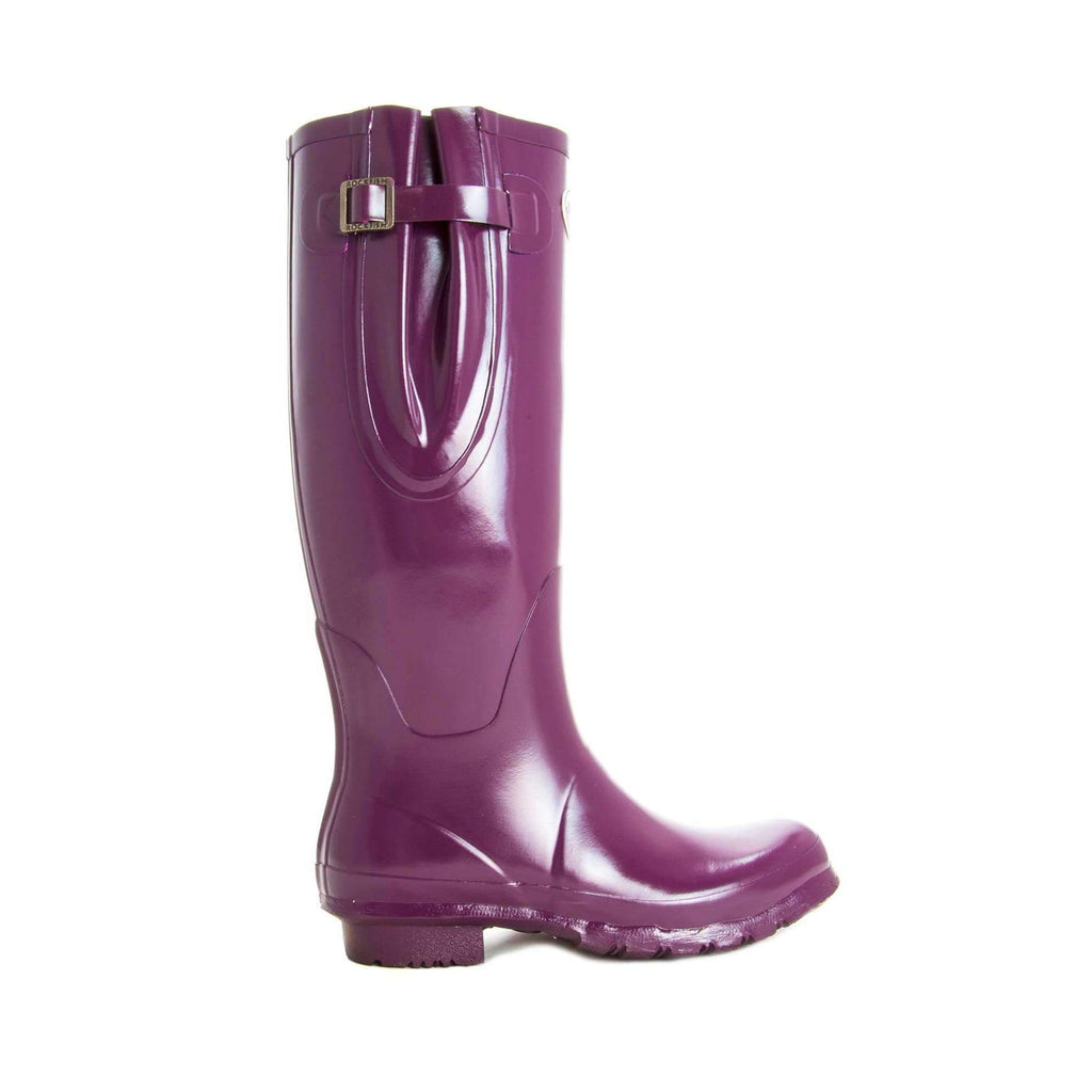 Rockfishwellies.com:Rockfish Original Tall Neoprene Gloss Mulberry Wellies